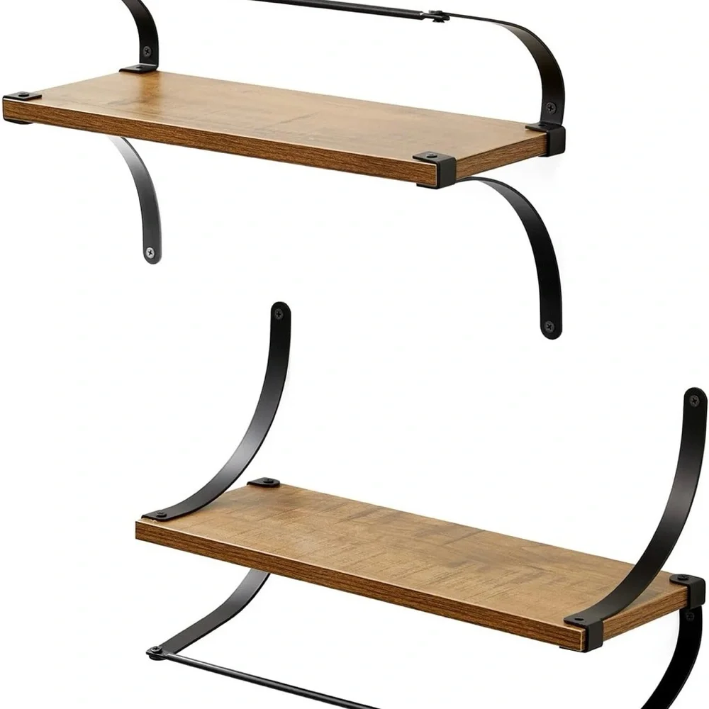 Set of 2 Modern floating Shelf